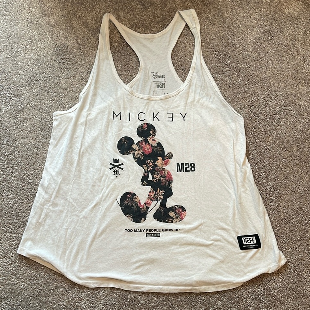 Disney x Neff floral Mickey women’s tank top